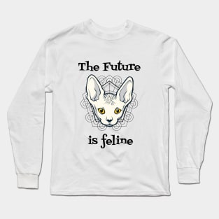 The Future Is Feline T-Shirt Long Sleeve T-Shirt